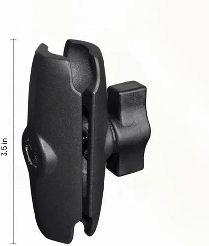 Vista 4 de Strg Soporte de teléfono con brazo de doble enchufe de bola de aluminio