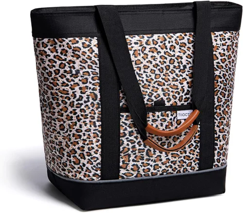 Vista 11 de Insulated Cooler Bag Reusable Grocery Tote Bags Transport Large Lunch Box for Women