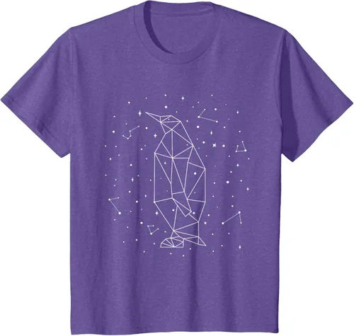 Vista 59 de Sternbild Penguin Constellation Emperor Sea Bird Penguin Camiseta Negro