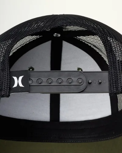 Vista 4 de Hurley Gorra para hombre - Sombrero de camionero Corp Snap Back