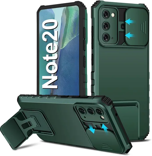 Vista 36 de Note 20 - Funda compatible con Samsung Galaxy Note20 5G de 6.7 pulgadas, funda deslizante para cámara, funda de grado militar a prueba de golpes