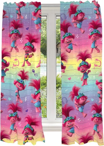 Vista 24 de Franco - Juego de cortinas para la habitación de los niños, 82 x 63 pulgadas, Minions de Mi Villano Favorito