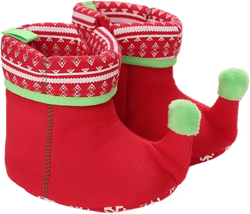 Vista 2 de Botas de invierno de forro polar para recién nacidos, para niños y niñas, cálidas, para primeros pasos, zapatos para la nieve