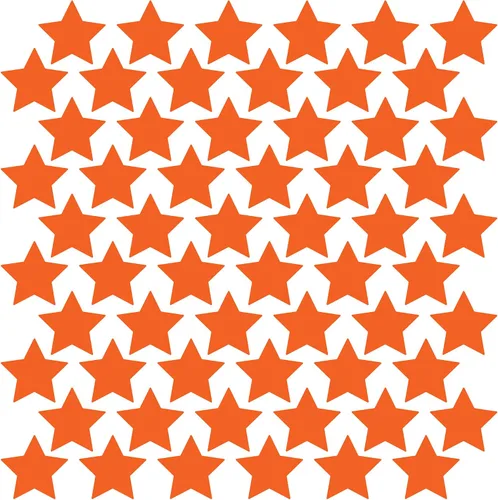 Vista 77 de LiteMark Calcomanías de vinilo mate extraíbles con diseño de estrella Blanco