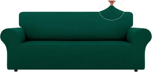 Vista 72 de LURKA Fundas elásticas para silla y sofá de 1 pieza, Fundas para sofá con protector elástico en la parte inferior para niños y perros