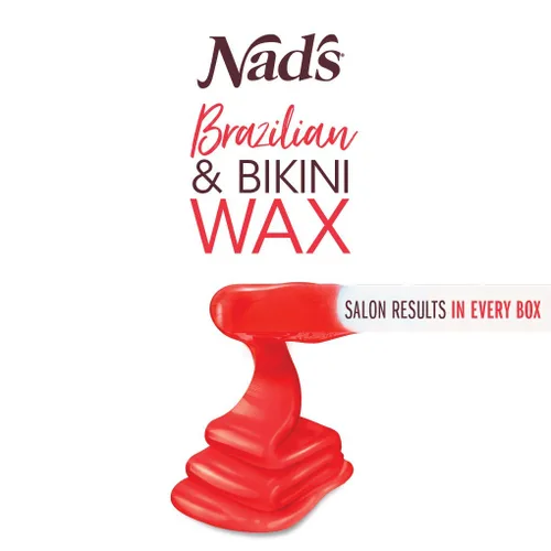 Vista 8 de Cera depilatoria para línea de bikini Nad's, 4.9 onzas, paquete de de 1