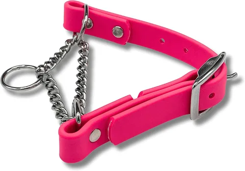 Vista 15 de Collar de Martingala para Perros, Biothane, Hardware de Acero Inoxidable, Sin Tirones, Fabricado en Estados Unidos, Grado Profesional, XXS, Negro
