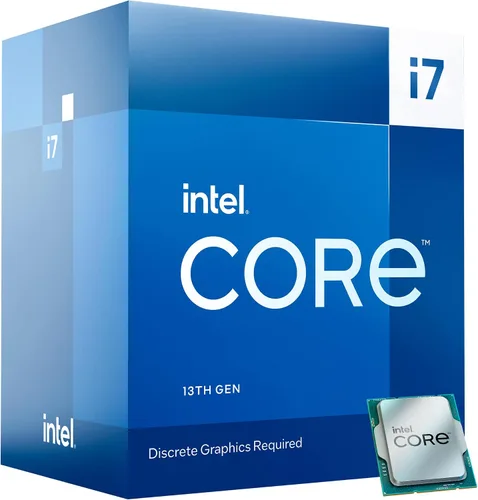 Vista 2 de Intel Core i7-13700F Procesador de escritorio 16 núcleos (8 núcleos P + 8 núcleos E) Caché de 30 MB, hasta 5.2 GHz