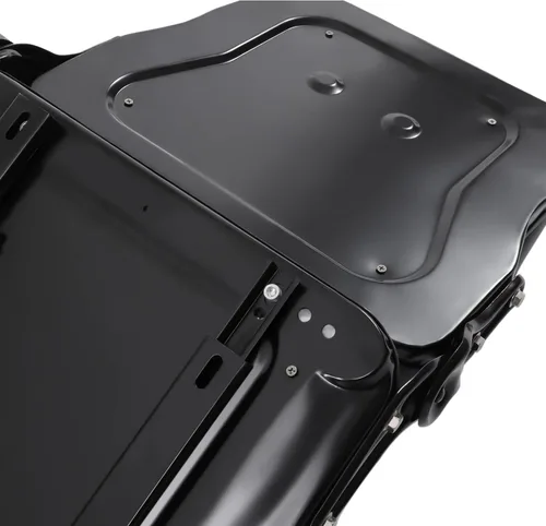 Vista 7 de Asiento universal ajustable para carretilla elevadora, reemplazo de asiento de suspensión completa con cinturón de seguridad para asiento mecánico
