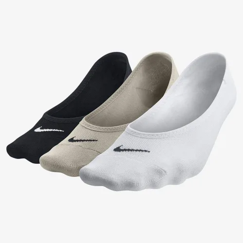 Vista 5 de Nike Womens 3-Pack Multicolor ligero Footie