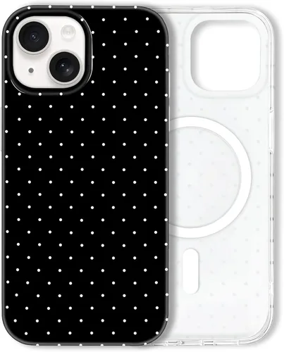 Vista 51 de Hython Funda para iPhone Air, diseño estético de lunares lindos, funda simple de 6.5 pulgadas, delgada, antiarañazos, parachoques de TPU suave, a