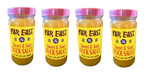 Vista 10 de Salsa agridulce – Tarro de 8 onzas de salsa de pato chino auténtica salsa asiática de pato (paquete de 2)