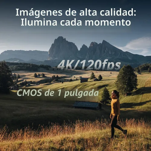 Vista 7 de DJI Osmo Pocket 3 Creator Combo Gimbal Stabilizer 1 ′ ′ CMOS y paquete de video 4K/120fps con tarjeta de memoria de 128 GB, trípode de araña