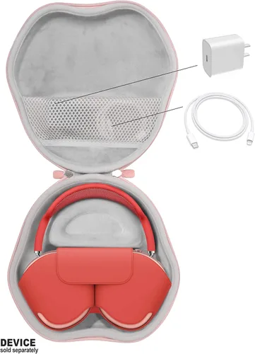 Vista 3 de Funda para auriculares Apple AirPods Max, para auriculares con funda (azul) (oro rosa)