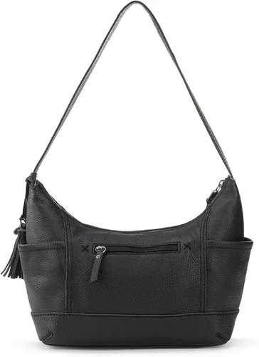 Vista 3 de The Sak Bolso Hobo Kendra para mujer en cuero, Negro II, talla única