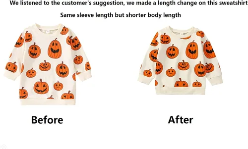 Vista 134 de Sudadera de calabaza para bebé, niña, niño, Halloween, sudadera de gran tamaño, mameluco de burbujas, suéter
