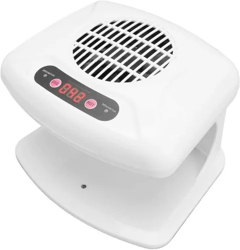 Vista 8 de Secador de uñas para esmalte regular de 300 W, ventilador de secado de uñas 2 en 1 con sensor automático, aire caliente y frío, secador de uñas