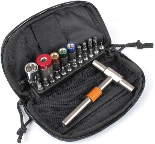 Vista 5 de FIX IT STICKS Cuatro kits limitadores con estuche de lujo, kit de 65, 45, 25 y 15 libras-pulgada (con llave T-Way) y llave hexagonal de extremo