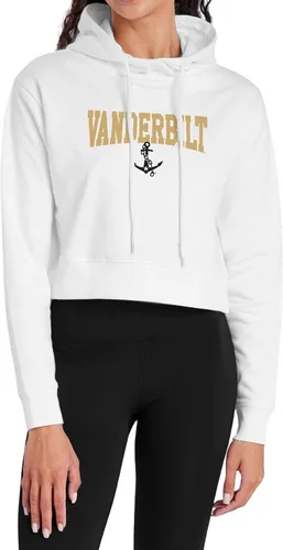 Vista 11 de Campus Lab Sudadera con capucha para mujer universitaria con licencia oficial de la colección Varsity White