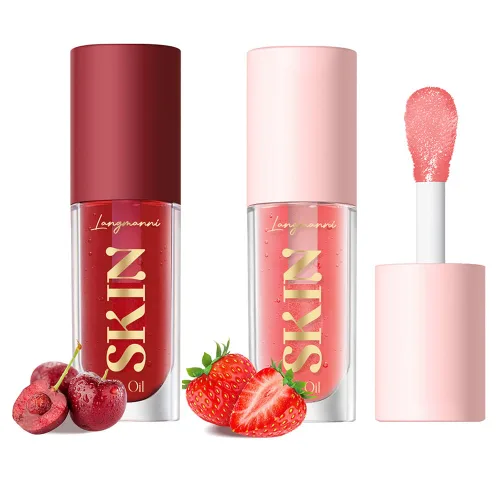 Vista 11 de BANGFENG Big Brush Head - Tinte hidratante para labios con brillo labial, brillo labial hidratante, bálsamo labial tintado, cuidado de labios 1