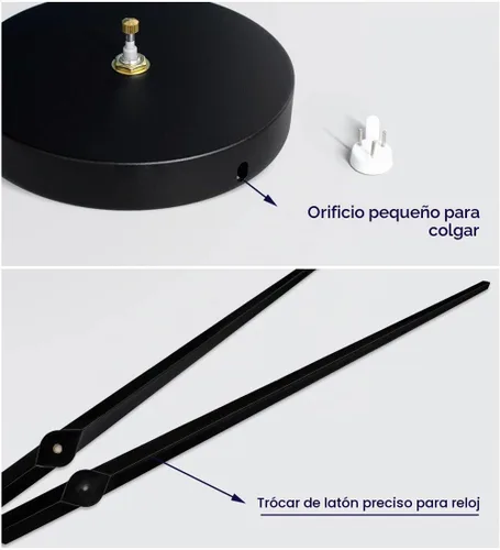 Vista 4 de Kit de reloj de pared grande para bricolaje, reloj de pared moderno 3D sin marco con calcomanías de número de espejo para decoración del hogar, sala