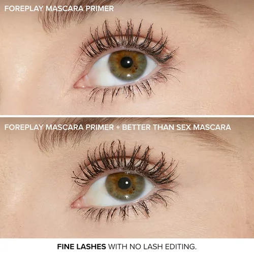 Vista 6 de Too Faced Better Than Sex Foreplay Mascara Primer Waterproof Eyelash Primer for Volume and Length Nourishing Argan Oil + Grape Seed Oil Formula