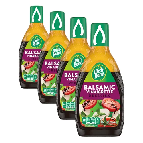 Vista 9 de Aderezo de vinagreta de mezcla de aceite de aguacate con hierbas de jardín Wish-Bone, 15 fl oz