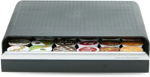 Vista 7 de Mind Reader "Hero único Serve monodosis de café cajón de almacenamiento, Holds 36 K-Cup, 42 CBTL/Verismo/ Dolce Gusto, Negro