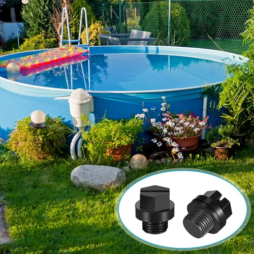 Vista 7 de 10 piezas Spx1700fg - Filtros de bomba de repuesto para piscina con junta de repuesto para bomba de drenaje de piscina, enchufe de tubo negro