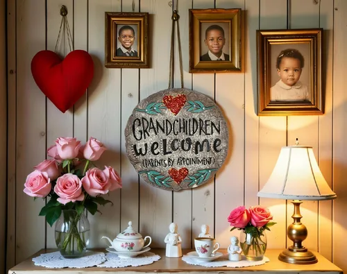 Vista 5 de Piedras para exteriores o jardín, regalos para abuela y abuelo, regalos para la abuela (regalo del día de los abuelos, nietos de bienvenida a casa)