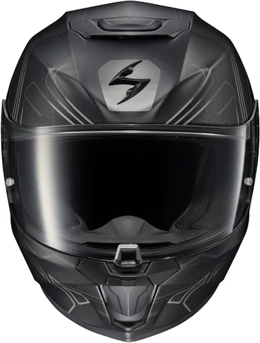Vista 4 de ScorpionEXO R330 - Casco de motocicleta de cara completa con Pinlock Ready Shield Bluetooth con bolsillos para altavoces DOT ECE aprobado Bendr