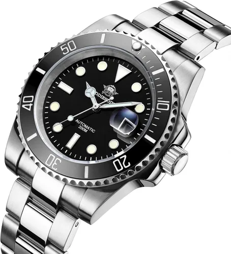 Vista 4 de ADDIESDIVE Automatic Dive Watch for Men Steel Band Waterproof Diver 200M Japan NH35A Movement