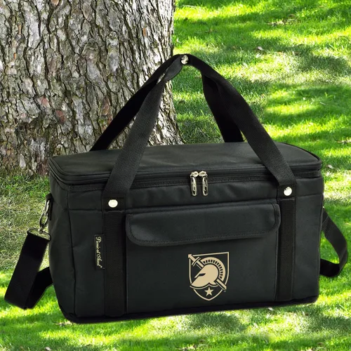 Vista 2 de Black Knights - Enfriador semirrígido plegable a prueba de fugas con licencia del ejército para 42 latas, diseñado y aprobado por calidad