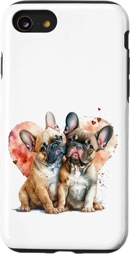 Vista 18 de Carcasa para iPhone 17, diseño de perro francés, diseño de bulldog francés