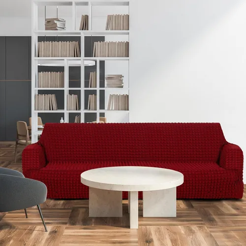 Vista 6 de Fanfanwin Juego de 2 Fundas para Silla y Sofá, Fundas para Sofá de 2 Plazas, Funda para Muebles, Funda Elástica para Sillón de Navidad, Lavable