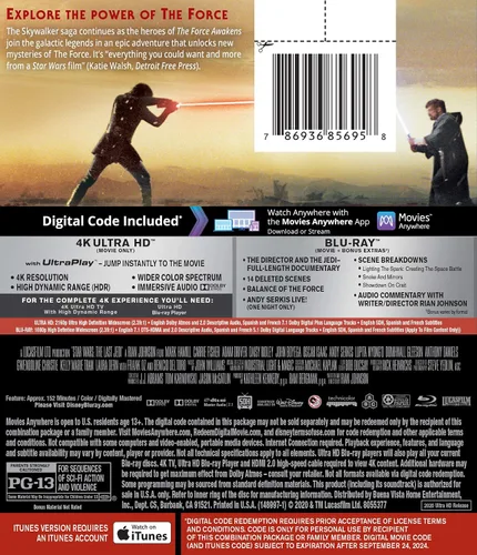 Vista 3 de Star Wars The Last Jedi Feature 4K UHD