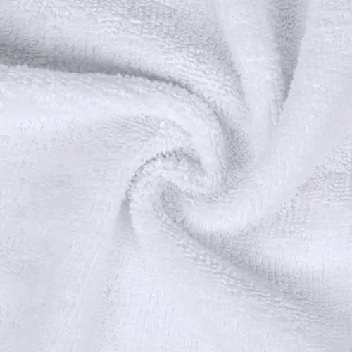 Vista 4 de Paños Utopia Luxury de 100% algodón ringspun y de cuidado fácil para máxima suavidad y absorción. Paquete de 12 (13 in x 13 in)