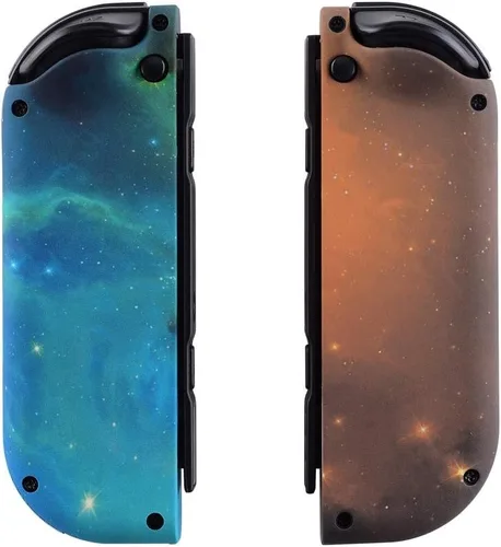 Vista 9 de eXtremeRate - Carcasa de control portátil Joy-Con con set de botones completo repuesto de carcasa hazlo tú mismo para control de Nintendo Switch