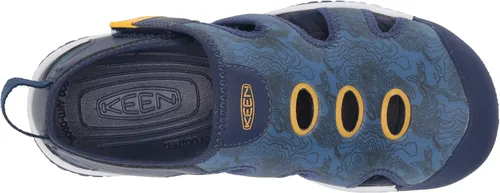 Vista 5 de KEEN Sandalias Stingray para niños, color rojo