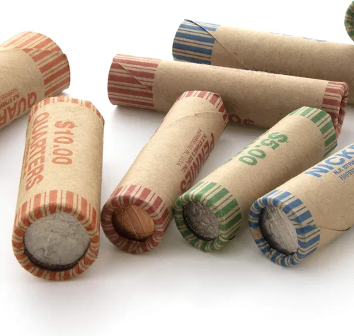 Vista 7 de BAZIC Products Envoltorios de monedas de níquel, rollos de $2, paquete de Azul