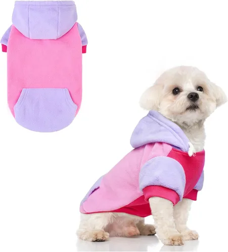 Vista 8 de BEAUTYZOO Sudaderas con capucha para perros, para perros pequeños, medianos y grandes, niñas y niños - Calidad premium, ultra suave, ajuste cómodo
