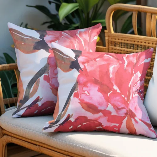 Vista 20 de Decozen Fundas de almohada decorativas con estampado de pájaros con diseño floral para decoración del hogar, sala de estar y dormitorio, funda