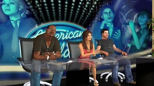 Vista 3 de Karaoke Revolution Presents American Idol Encore 2 with Microphone - Playstation 3