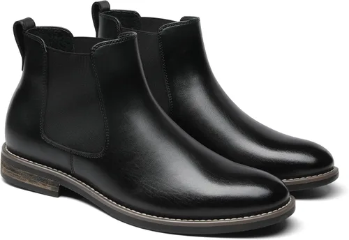 Vista 3 de Bruno Marc Botines Chelsea de piel de ante para hombre