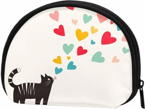 Vista 10 de IBILIU Monedero pequeño con diseño de manzanillas sobre fondo azul, mini, monedero, monedero, monedero, cambio, para mujeres y hombres, Moneda-002