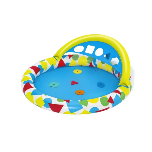 Vista 23 de Bestway Piscina Hinchable Infantil Aprendizaje 120x117x46 cm +4 meses Jardin 52378