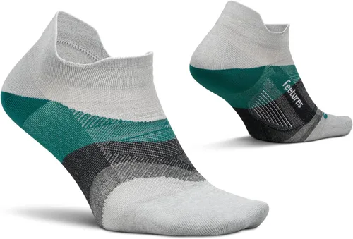 Vista 35 de Feetures Elite - Calcetines tobilleros ultraligeros que no se muestran - Calcetines deportivos con compresión dirigida Azul Ártico (1 par)
