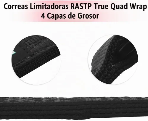 Vista 7 de RASTP Correa Limitadora, Correa Limitadora de Envoltura Cuádruple Premium para Carretilla de Carga de Coche, Correas de Eje para Grúa de Camiones