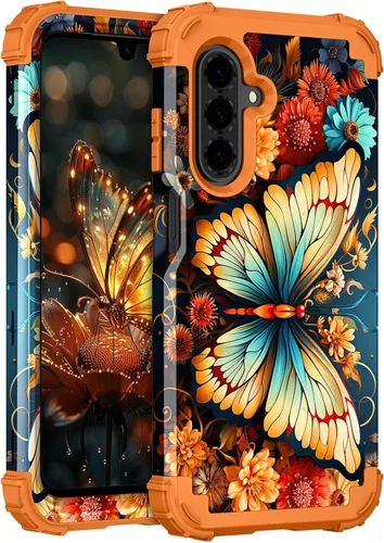 Vista 105 de Hocase Funda para Galaxy A37 5G, protección resistente a prueba de golpes, parachoques de goma de silicona suave+funda protectora híbrida