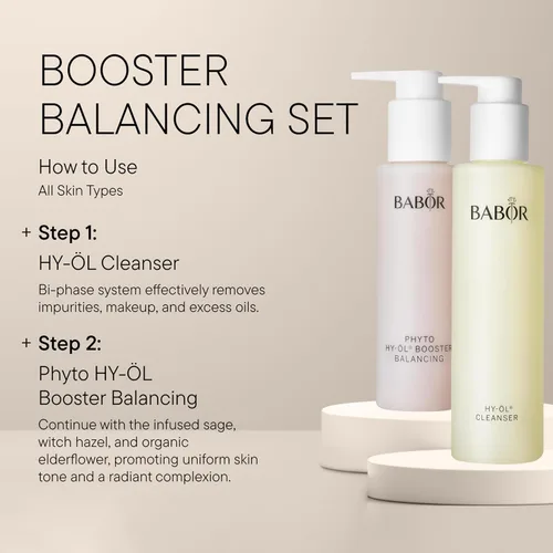 Vista 3 de BABOR Phyto Hy-Ol Booster Hidratante para Piel Seca, Limpiador Facial para Uso con Hy Oil, Phyto HY-OL Booster Hidratante